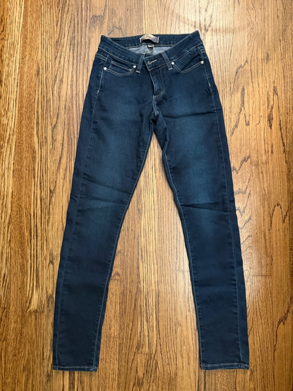 PAIGE Navy Skinny Jeans